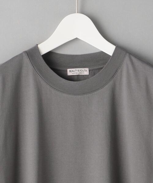 BEAUTY&YOUTH UNITED ARROWS（ビューティーアンドユースユナイテッドアローズ）の「BY ハイゲージコットン スウェット Tシャツ（Tシャツ/カットソー・メンズ・ホワイト/ライトグレー/オリーブ・SMALL/MEDIUM/LARGE/X-LARGE）」の14枚目の写真