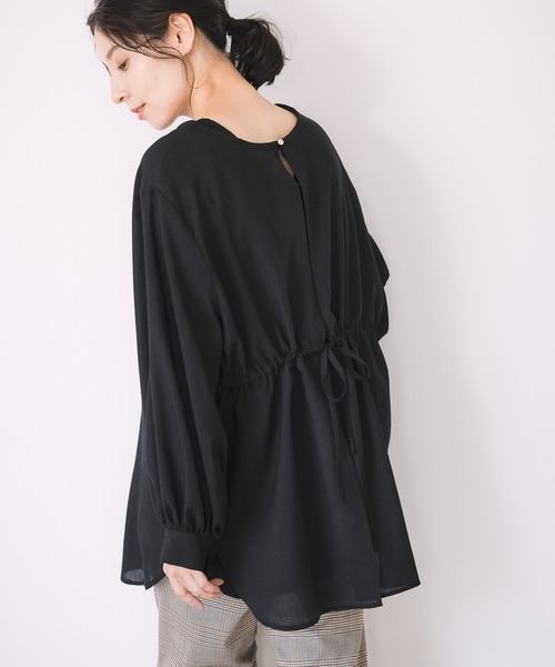 LEPSIM（レプシィム）の「2Pセットオープンバックブラウス長袖