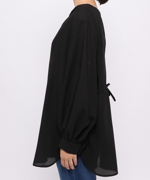 LEPSIM（レプシィム）の「２Ｐセットオープンバックブラウス長袖　955921（シャツ/ブラウス・レディース・ブラック/オフホワイト/オリーブ/グレイッシュベージュ・FREE）」の20枚目の写真