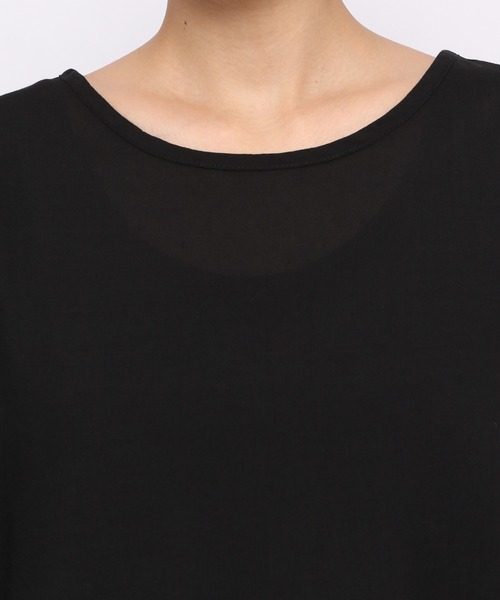 LEPSIM（レプシィム）の「２Ｐセットオープンバックブラウス長袖　955921（シャツ/ブラウス・レディース・ブラック/オフホワイト/オリーブ/グレイッシュベージュ・FREE）」の22枚目の写真