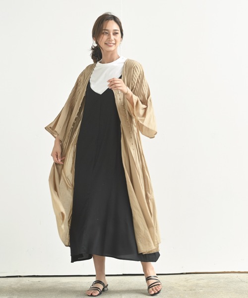 rps（アールピーエス）の「ＴシャツＳＥＴキャミワンピース（ワンピース・レディース・ブラック/ダークグリーン/ダークベージュ/ブラック系その他2/ブラック系その他3・M）」の21枚目の写真