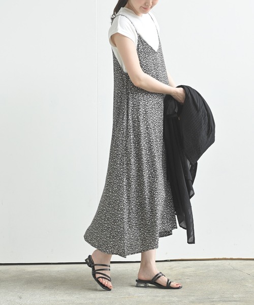 rps（アールピーエス）の「ＴシャツＳＥＴキャミワンピース（ワンピース・レディース・ブラック/ダークグリーン/ダークベージュ/ブラック系その他2/ブラック系その他3・M）」の9枚目の写真