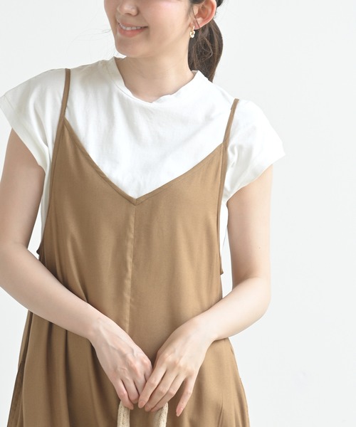 rps（アールピーエス）の「ＴシャツＳＥＴキャミワンピース（ワンピース・レディース・ブラック/ダークグリーン/ダークベージュ/ブラック系その他2/ブラック系その他3・M）」の16枚目の写真