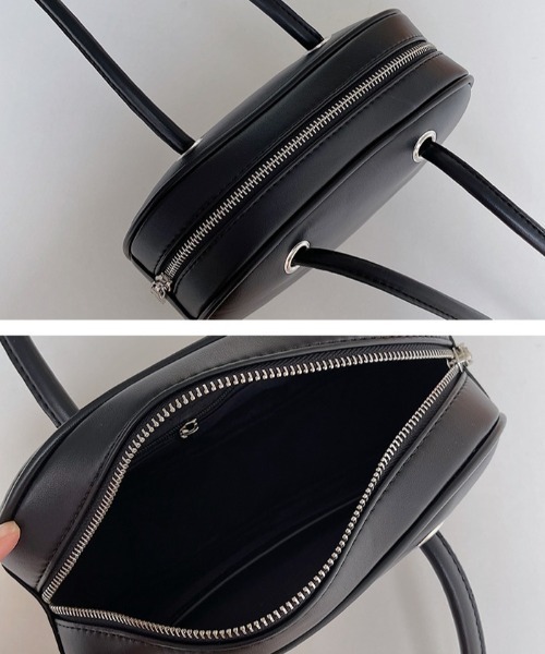 Coo+i（クーイ）の「ラウンド ミニショルダーバッグ（ショルダーバッグ・レディース・ホワイト/ベージュ/ブラック・FREE）」の11枚目の写真