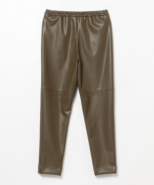 Demi-Luxe BEAMS（デミルクス ビームス）の「Demi-Luxe BEAMS / フェイクナッパレザー パンツ（その他パンツ・レディース・ブラック/カーキ・38/36）」の20枚目の写真