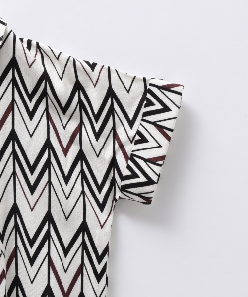 JEANASIS（ジーナシス）の「【KIDS】カイキンフレアワンピース/214690（ワンピース・キッズ・グリーン/ホワイト系その他/ブラック系その他・120/140）」の6枚目の写真