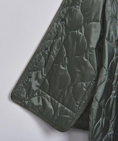 HYKE（ハイク）の「【別注】＜HYKE（ハイク）＞QUILT INNER コート ■■■（ミリタリージャケット・メンズ・ブラック/オリーブ・4/5）」の22枚目の写真