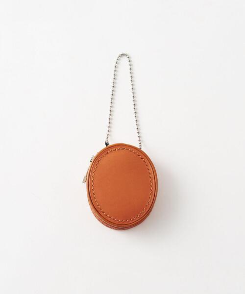 Steven Alan(スティーブンアラン)の「<ED ROBERT JUDSON> OVAL ZIP CASE/コインケース(コインケース・メンズ・ブラック/オレンジ・FREE)」の2枚目の写真