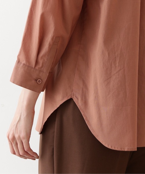 NATURAL BEAUTY BASIC（ナチュラルビューティーベーシック）の「ＯＣヨークフリルブラウス（シャツ/ブラウス・レディース・グレー系その他/オフホワイト/ブラウン・MEDIUM/SMALL）」の21枚目の写真