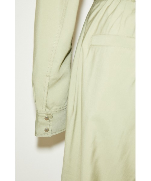 THROW by SLY（スローバイスライ）の「THROW CLASSIC JUMP SUITS クラシック ジャンプスーツ（つなぎ/オールインワン・レディース・ライトカーキ/ライトブラック・1/0）」の14枚目の写真