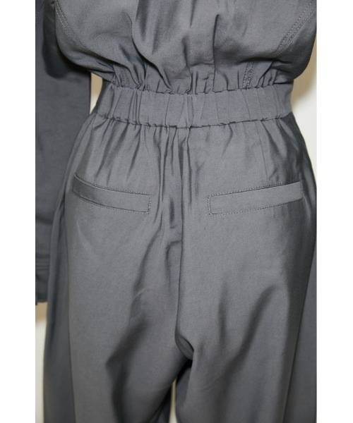 THROW by SLY（スローバイスライ）の「THROW CLASSIC JUMP SUITS クラシック ジャンプスーツ（つなぎ/オールインワン・レディース・ライトカーキ/ライトブラック・1/0）」の9枚目の写真