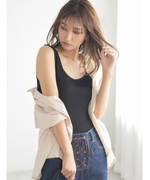 fifth | スクエアネック細リブタンクトップ(タンクトップ)