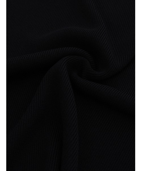 fifth（フィフス）の「スクエアネック細リブタンクトップ（タンクトップ・レディース・ブラック/ホワイト・MEDIUM）」の6枚目の写真