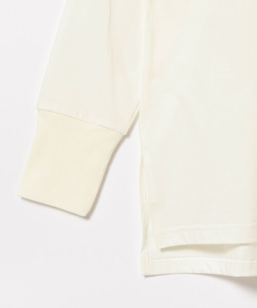 BEAMS LIGHTS（ビームスライツ）の「BEAMS LIGHTS / メッセージ プリント ロングスリーブ Tシャツ（Tシャツ/カットソー・レディース・ベージュ/オフホワイト・ONE SIZE）」の13枚目の写真