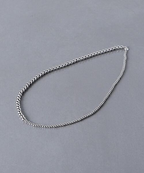 UNITED ARROWS（ユナイテッドアローズ）の「＜UNITED ARROWS＞MIX MT/BALL 55 ネックレス（ネックレス・レディース・シルバー・FREE）」の7枚目の写真