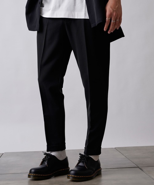 COLONY 2139（コロニートゥーワンスリーナイン）の「ストレッチイージーケアパンツ(スリム)/イージーパンツ※セットアップ対応（スラックス・メンズ・チャコールグレー/ブラック/ネイビー・SMALL/MEDIUM/LARGE/X-LARGE）」の4枚目の写真