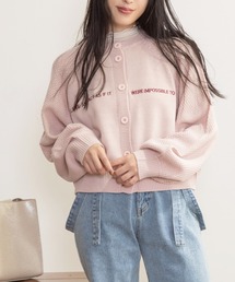 Mysa&Liina | ロゴ刺繍入りニットカーディガン(カーディガン/ボレロ)