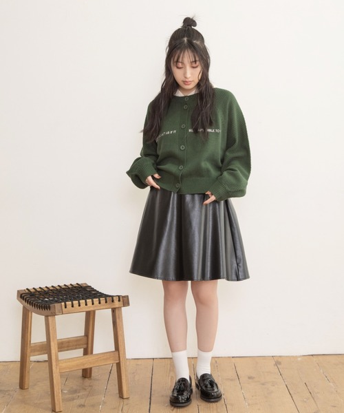 Mysa&Liina（ミーサリーナ）の「ロゴ刺繍入りニットカーディガン（カーディガン/ボレロ・レディース・ブラック/ベージュ/ピンク/ブルー/グリーン・M）」の22枚目の写真