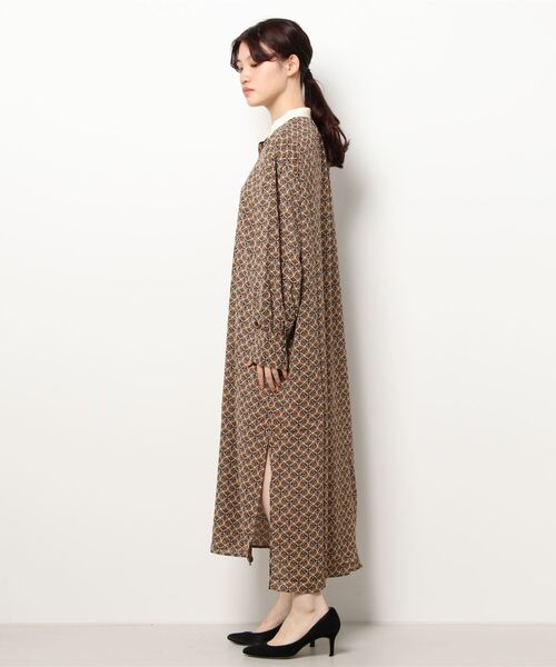 ROSE BUD（ローズバッド）の「(P.P)ワンピース（ワンピース・レディース・グレー/イエロー・FREE）」の3枚目の写真