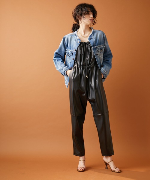 【新品未使用】デニムノーカラージャケット【ウィムガゼット】 Whim Gazette（ウィムガゼット）の「DENIMノーカラージャケット（ノー