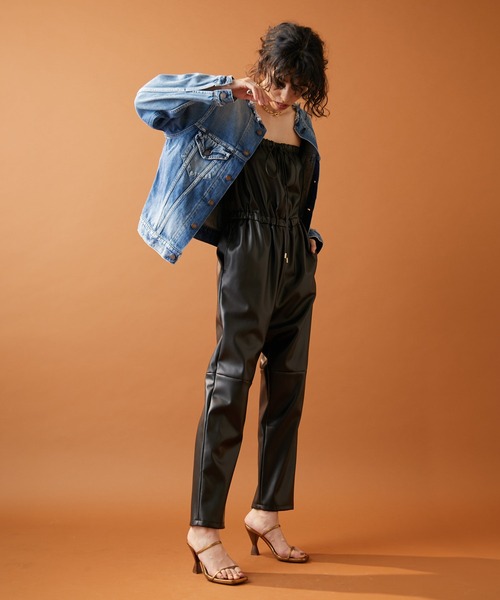 【新品未使用】デニムノーカラージャケット【ウィムガゼット】 Whim Gazette(ウィム ガゼット)の《WEB限定》11ozデニムノーカラーG