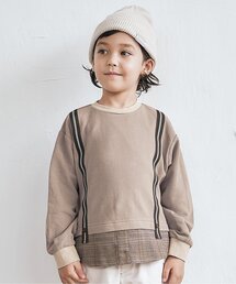 apres les cours | サスペンダー付きTシャツ(Tシャツ/カットソー)