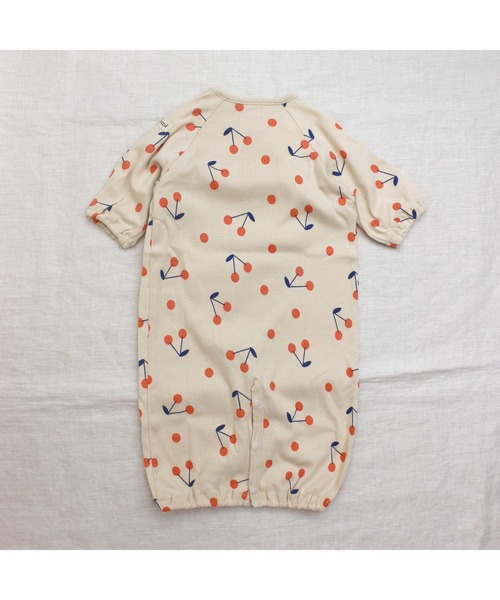 Baabook（ばぶーく）の「チェリー２ｗａｙオール（ロンパース・キッズ・ホワイト・50-60cm）」の8枚目の写真