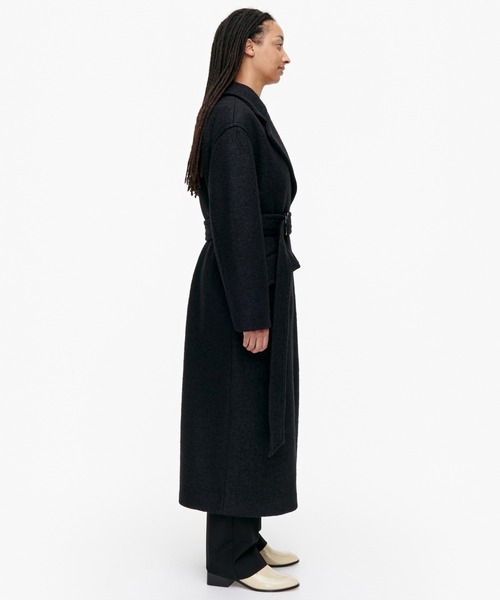 marimekko（マリメッコ）の「BOILED / Ihmetellen coat（チェスターコート・レディース・ブラック・SMALL）」の3枚目の写真
