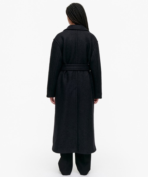 marimekko（マリメッコ）の「BOILED / Ihmetellen coat（チェスターコート・レディース・ブラック・SMALL）」の2枚目の写真