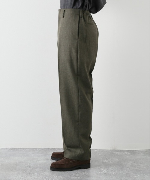 marka（マーカ）の「【marka / マーカ】SOFT WOOL SERGE STITCHLESS トラウザース（その他パンツ・メンズ・ブラック/カーキ・2/3）」の12枚目の写真