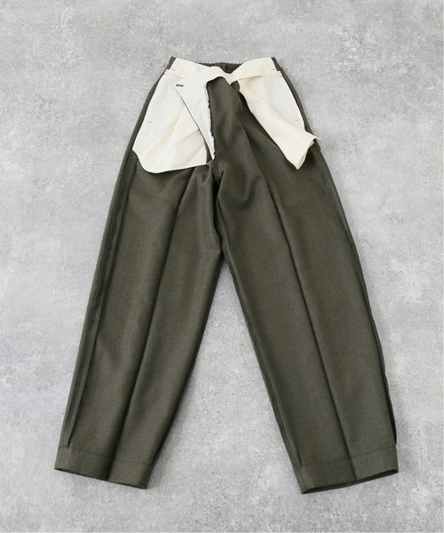 marka（マーカ）の「【marka / マーカ】SOFT WOOL SERGE STITCHLESS トラウザース（その他パンツ・メンズ・ブラック/カーキ・2/3）」の13枚目の写真