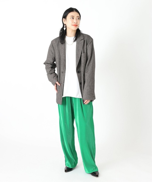 CITYSHOP PLEATED パンツ グリーン CITYSHOP（シティーショップ）の「PLEATED パンツ（その他パンツ