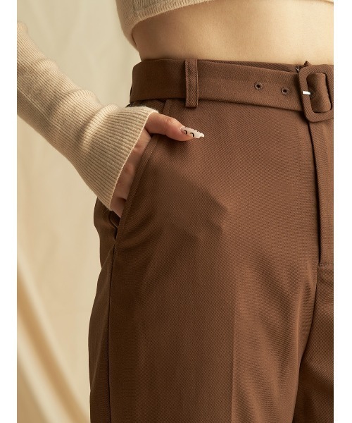 Darich（ダーリッチ）の「ストレートカラーパンツ（その他パンツ・レディース・ベージュ/ブラウン/ピンク/アイボリー/マスタード・FREE）」の11枚目の写真