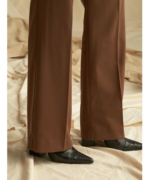 Darich（ダーリッチ）の「ストレートカラーパンツ（その他パンツ・レディース・ベージュ/ブラウン/ピンク/アイボリー/マスタード・FREE）」の21枚目の写真