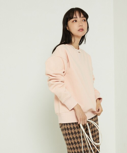 FREAK'S STORE(フリークスストア)の「HEAVY SEAWT クルー(スウェット・レディース・チャコールグレー/ライトグレー/ピンク/ブルー・フリ-)」の5枚目の写真