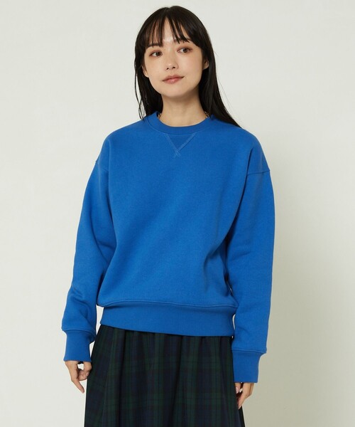 FREAK'S STORE(フリークスストア)の「HEAVY SEAWT クルー(スウェット・レディース・チャコールグレー/ライトグレー/ピンク/ブルー・フリ-)」の13枚目の写真