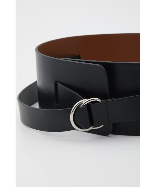 SLY（スライ）の「MANYWAY VEGAN LEATHER BELT ヴィーガンレザー ベルト（ベルト・レディース・ブラック/アイボリー・FREE）」の11枚目の写真