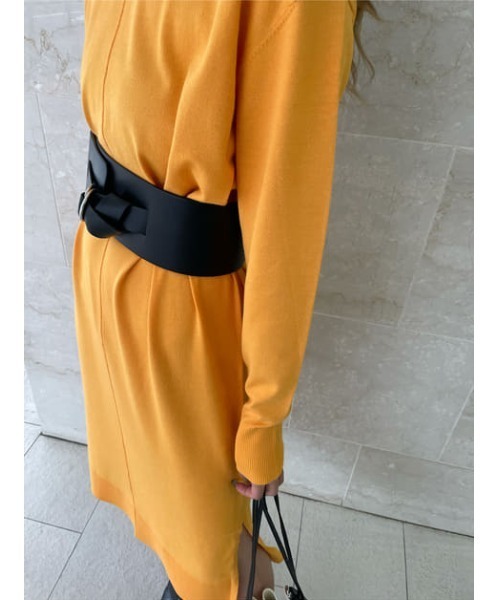 SLY（スライ）の「MANYWAY VEGAN LEATHER BELT ヴィーガンレザー ベルト（ベルト・レディース・ブラック/アイボリー・FREE）」の19枚目の写真