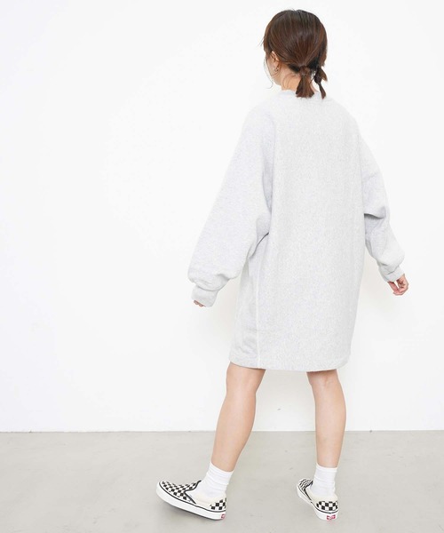 Champion（チャンピオン）の「CHAMPION REVERSE WEAVE TUNIC CW-U006（チュニック・レディース・ホワイト/ブラック/グレー・M）」の16枚目の写真