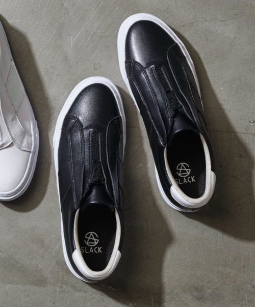 SLACK FOOTWEAR（スラックフットウェア）の「JARVIS/ジャービス（スニーカー・メンズ・ホワイト/ブラック・26.0cm/26.5cm/27.0cm/27.5cm/28.0cm/28.5cm）」の15枚目の写真