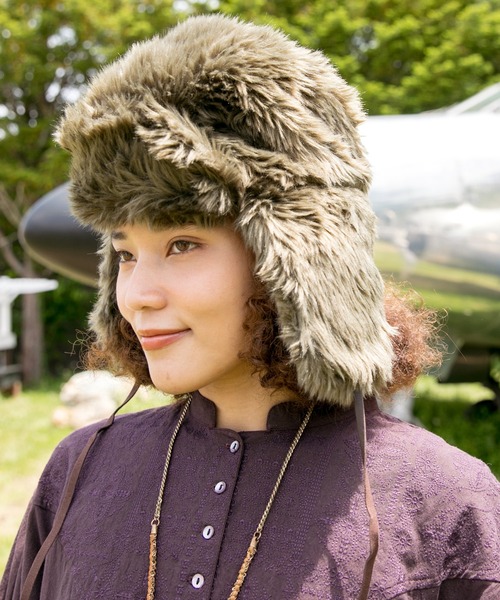 チャイハネ（チャイハネ）の「【チャイハネ】ボルサフライトキャップ（キャップ・レディース・ブラック/ブラウン/グリーン・FREE）」の4枚目の写真