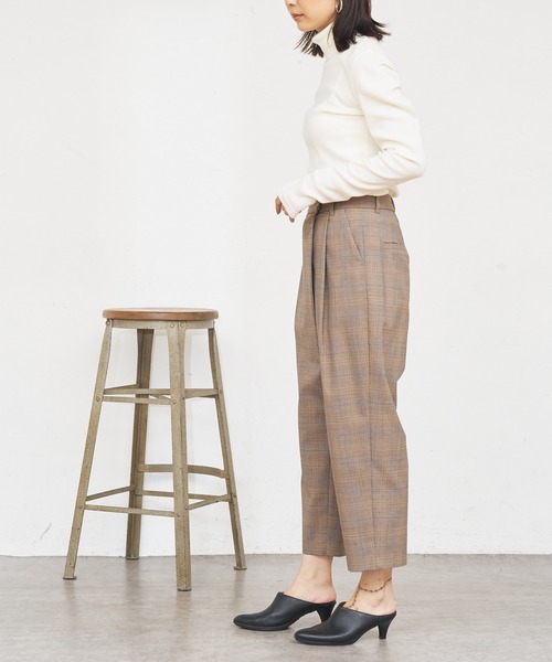 BONbazaar（ボンバザール）の「★OT★Luxury Warmリブハイネック（ニット/セーター・レディース・ベージュ/グレー/オフホワイト/ボルドー・40）」の13枚目の写真