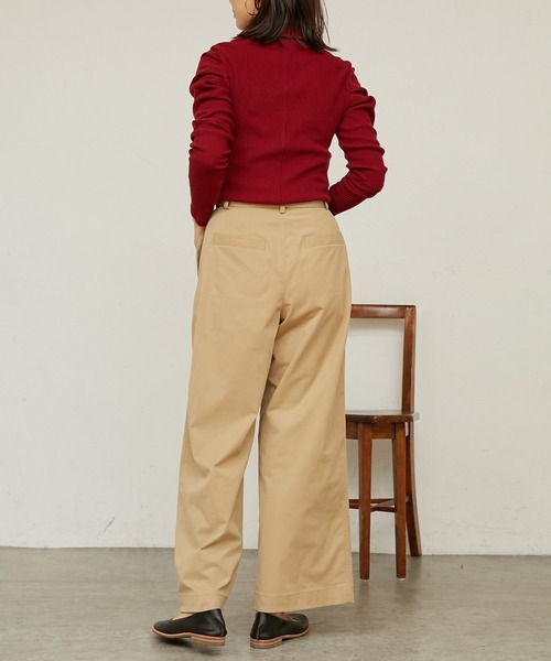 BONbazaar（ボンバザール）の「★OT★Luxury Warmリブハイネック（ニット/セーター・レディース・ベージュ/グレー/オフホワイト/ボルドー・40）」の22枚目の写真