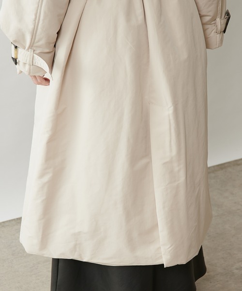 Omekashi（オメカシ）の「中綿ライトトレンチコート（トレンチコート・レディース・アイボリー/キャメル・FREE）」の15枚目の写真