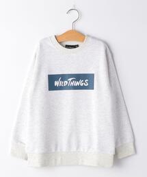WILD THINGS（ワイルドシングス）の「【別注】＜WILD THINGS（ワイルドシングス）＞TJ EX 裏毛 プルオーバー ライトグレー 120cm-130cm（スウェット・キッズ）」