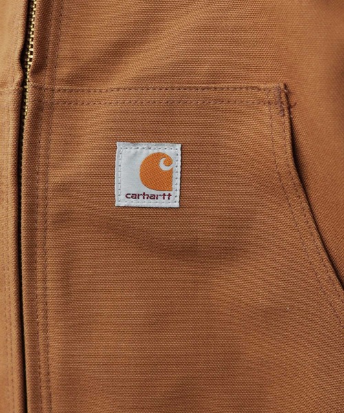 Carhartt(カーハート)の「carhartt / カーハート Quilted Flannel Lined Duck Active Jacket キルティング ライナー ダック コットン アクティブジャケット(ブルゾン・メンズ・ブラック/ネイビー/ブラウン/グレー/ダークブラウン・MEDIUM/LARGE/X-LARGE/SMALL)」の17枚目の写真
