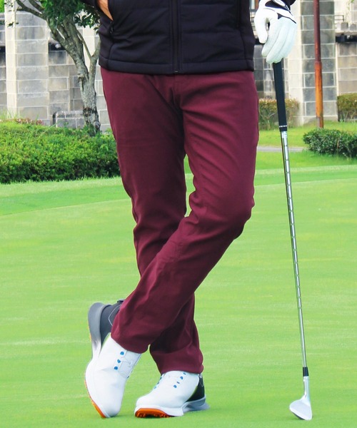 TopIsm（トップイズム）の「裏起毛チノ ストレッチ ゴルフパンツ ゴルフウェア メンズ（ゴルフグッズ・メンズ・ホワイト/オリーブ/ネイビー/グレー/ブラック/ボルドー/ベージュ・M/XL/L/XXL/S）」の7枚目の写真