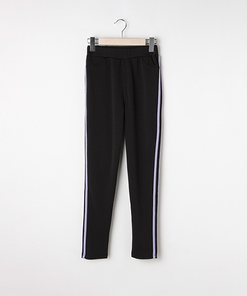 LOVETOXIC(ラブトキシック)の「裏シャギーラインレギパン(レギンス/スパッツ・キッズ・オフホワイト/ラベンダー・SS/S/M/L)」の2枚目の写真