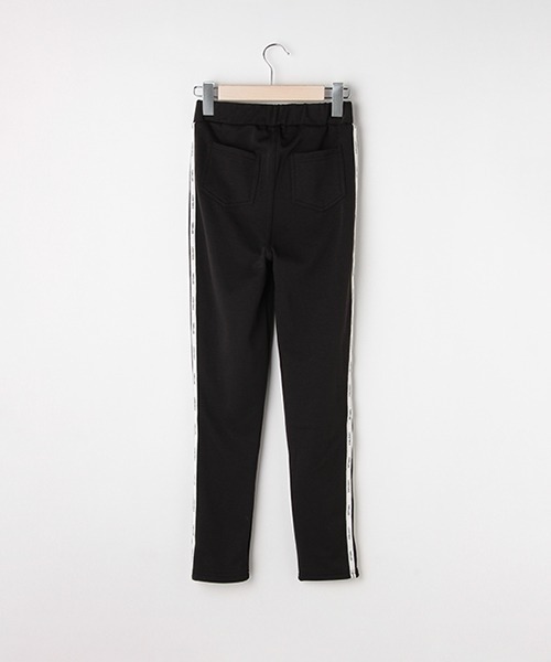 LOVETOXIC(ラブトキシック)の「裏シャギーラインレギパン(レギンス/スパッツ・キッズ・オフホワイト/ラベンダー・SS/S/M/L)」の4枚目の写真