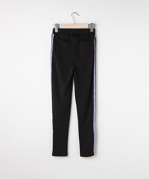 LOVETOXIC(ラブトキシック)の「裏シャギーラインレギパン(レギンス/スパッツ・キッズ・オフホワイト/ラベンダー・SS/S/M/L)」の5枚目の写真